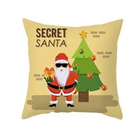 Kompatibilan sa macrame jastucima Novi božićni ukrasi Šumski sofa naslovnice za naslon za naslon Božićni