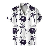 Većina T majica Redovna fit kratki rukav Ležerne prilike Havajska majica za muškarce