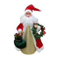 Njspdjh stablo privjesci Santa božićni ukrasi Božićni rekvizitni ukrasi ukras lutka vise da stol soba kućni dekor