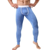 B91xz Muškarci Muška jesen zima udobne termalne tople opreme za nading pantalone Plave, veličina XL