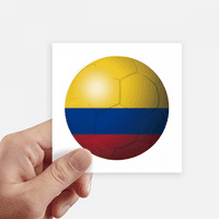 Kolumbija Nacionalna fudbalska naljepnica za nogometne naljepnice Square vodootporne naljepnice za pozadinu