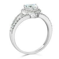 Welingsele Dame Sterling Srebrni prsten za vjenčanje - Veličina 6