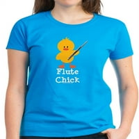 Cafepress - Flout Chick ženska tamna majica - Ženska tamna majica
