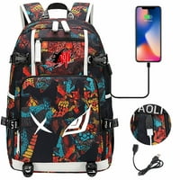 BZDAISY multi-džepni ruksak s USB punjenjem i 15 '' prijenosnim pretinkom - AKAME GA Kill
