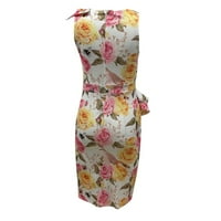 Dame haljine za čišćenje Žensko ljetno casual jedno rame s kratkim rukavima cvjetno tiskane haljine