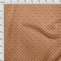 Onuone viskoza šifon narančasto tkanina Šareni dinosaur crtani DIY odjeća za quilting tkaninu Ispis