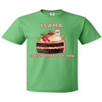Inktastična lama završava to za vas s majicom torte i jagodama