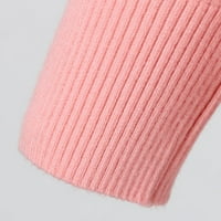 Dugi rukav mekani džemper džemper za žene za žene lagani kardigan otvoreni prednji pleteni kardigani