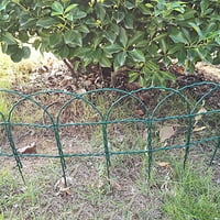 Protek Vrtni popločani postrojenja Dekorativni krajolik Crna PVC Vrtni granični ograde travnjak ivica zelenog 10''30
