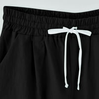 Zermoge Hlače za žene plus veličine Žensko ljeto tiskovina peto bodova Velike veličine pamučne hlače Ležerne hlače Hlače
