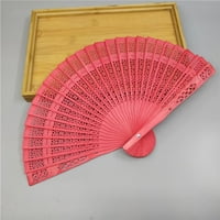 Pergeraug ventilatorski vjenčani ručni mirisni zabavni rezbareni bambus preklopni ventilator kineskih