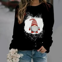 Ženska proljeće jesen okrugli vrat dugih rukava Božićni džemperi TOP hot8sl4869412