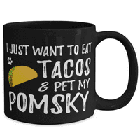Cinco de Mayo čaj za čaj za Taco Lover Pomsky Dog Mama