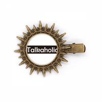 Stilska riječ Talaholička umjetnost Deco modna kolica za sunčanje za glavu za sunčanje Retro metalni kopči PIN