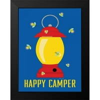 Marrott, Stephanie Crni moderni uokvireni muzej umjetnički print pod nazivom - Camper fenjer