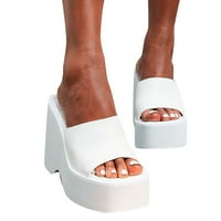 fvwitlyh slatke sandale za žene ženski bungalov klin sandala