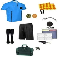 Sudija Soccer Package Kit Men Jersey Ref Majica Linesman Flags, Zvezda nogometne kartice Sport fudbalski