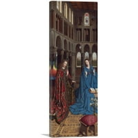 Najava Canvas Art Print by Jan Van Eyck - Veličina: 36 12