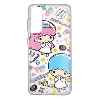 Galaxy S Plus Case Sanrio Clear TPU meka Jelly Cover - Fun Little Twin Stars