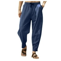 Hanas muške hlače tanka pričvršćivanje na otvorenom labav pant personalizirani sve sezonske hlače mornarice,