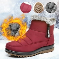 Puuawkoer zimske udobne pamučne cipele protiv klizanja za žene za snijeg Weetpoof