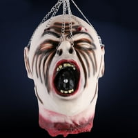 Novost Halloween Hawling Ornament Dekorativna viseća viseća glava sa lancem Prop zastrašujuća Halloween