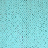 Ahgly Company u zatvorenom pravokutniku Čvrsta svijetlo plava modernih prostirki, 3 '5'