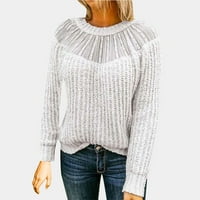 Dolith Jesen, Zimski kardigan džemperi za žene, plus, prevelizirani, topli, bijeli, žene ljetni modni