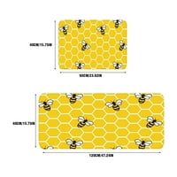 HxRoolrp podne prostirke za kućnu pčelu anti klizni tkitni mat dugi tepih doornat pristupna mat kupaonica
