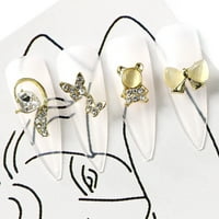 Mairbeon set ornament za nokte za nokte Razne oblike Ne-FADING AB COATING Vintage serija Art Delovi