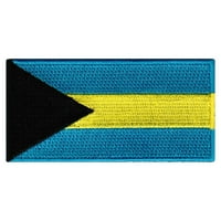 Zastava bahame vezeno željezo zakrpa