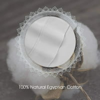 Kvalitetni lim za prenos nit Dubokog džepa egipatska pamučna boja bijela čvrsta tin