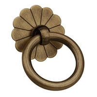 Vintage ormarić za ladicu ormara Jednostruka rupa okrugla prstena ručka nameštajna vrata