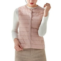 Prsluk za žene odjeću tanka i svijetla tanka gilet prekrivana vodootporna jakna casual jakne za žene