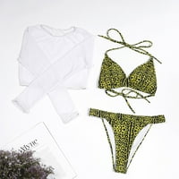 B91XZ Plus size za kupaći komič za žensku košulju s dugim rukavima modne ženske kreme za sunčanje Bikini