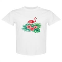 Tropsko cvijeće Flamingo majica Žene -Spedeals dizajni, ženski medij