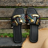 Youmylove ženske sandale šuplje casual papuče ravne cipele Retro sandale Ljeto udobne dnevne jednostavne