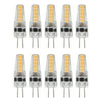 TEBRU G žarulje, G LED žarulje 2W BI PIN baze zatamnjene sijalice za lustersku plafonsku svjetiljku