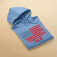 USA zastava 4. jula Hoodie žene -Image by Shutterstock, ženska srednja