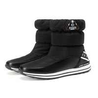 Dječje čizme za snijeg plišane zimske čizme Mid CALF vodootporan boot sport Neklizajući topli čizme
