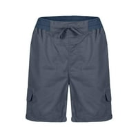 MLQIDK Hlače za žene Trendi teretni kratke hlače Ljeto labavo planinarenje Bermuda šorc sa džepovima