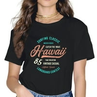 Havajska plaža Klasična surfana odmorna majica