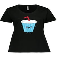 Inktastična slatka kawaii soda pop ženska majica plus veličine