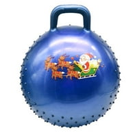 Hesoicy božićna tema joga ball lagana protiv klizanja PVC ručka kugla za vježbanje