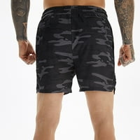 Muške sportske kratke hlače Ljeto pet hlača Brze suhe haljine za plažu Spremna prozračna crna XL