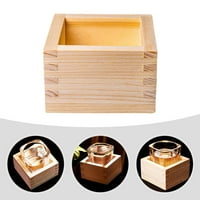 Japanski stil Sake Wooden Bo Creative Sake Cup držač malog kolača