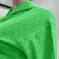 Symoidni duksevi postavljeni za žene plus veličine Pulover casual čišćenja zelena ženska dukserica i