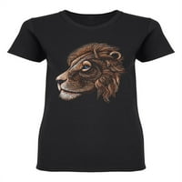 Detaljni majica dizajna lavova Žene -Image by Shutterstock, Ženska mala