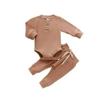 Novorođene Baby Basic Solid Roslers pantalona za spavanje odjeća za spavanje