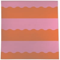 Horizont ružičasta i narančasta unutarnja podna mat od Becky Bailey-a
